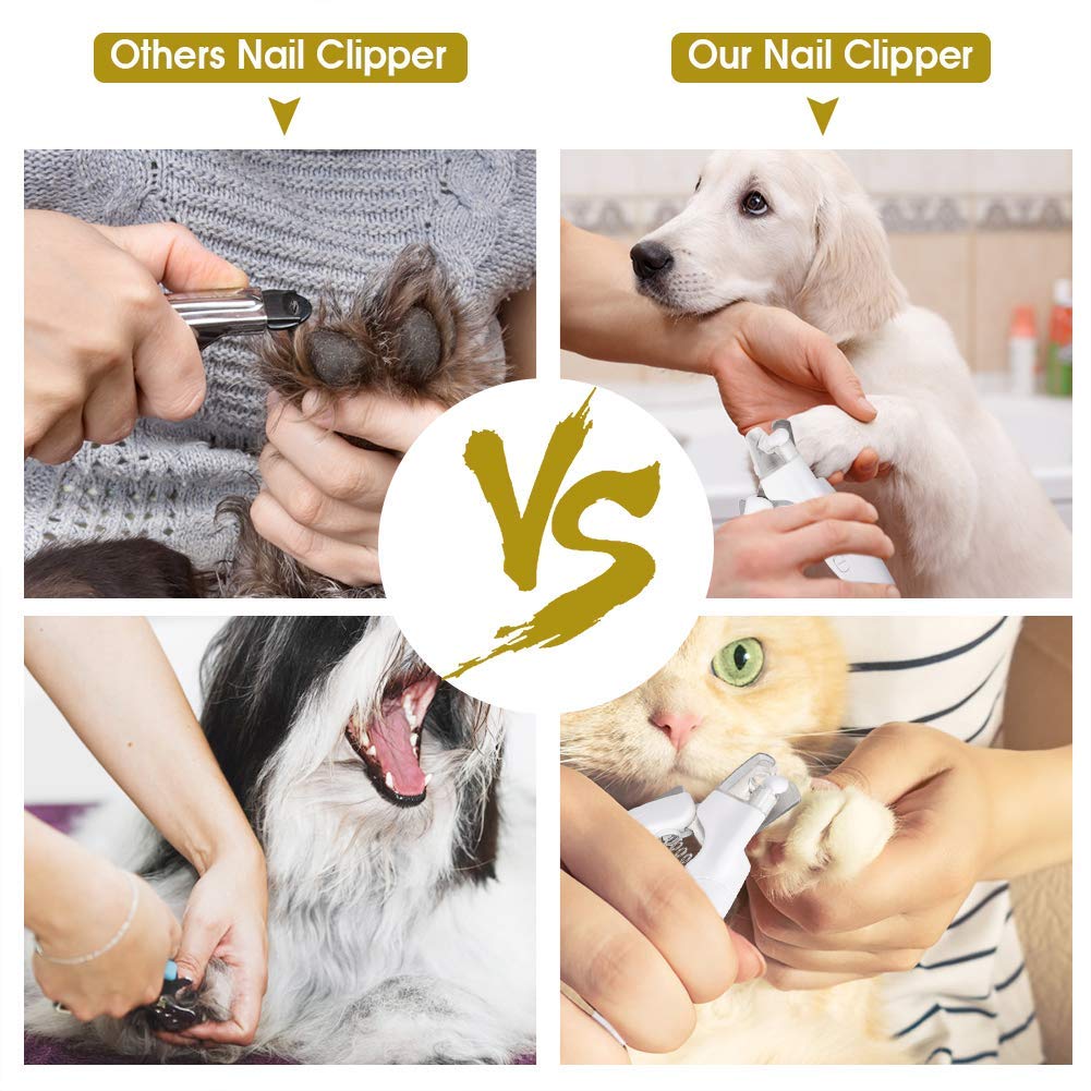 Tagliaunghie per Cani da Compagnia con Luce LED
