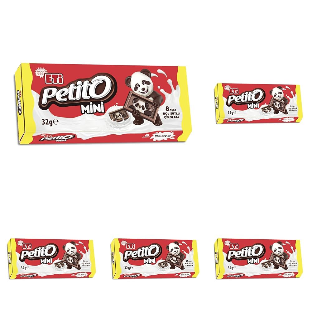 Eti Petito Mini Bol Sütlü Çikolata 32 g 5li paket