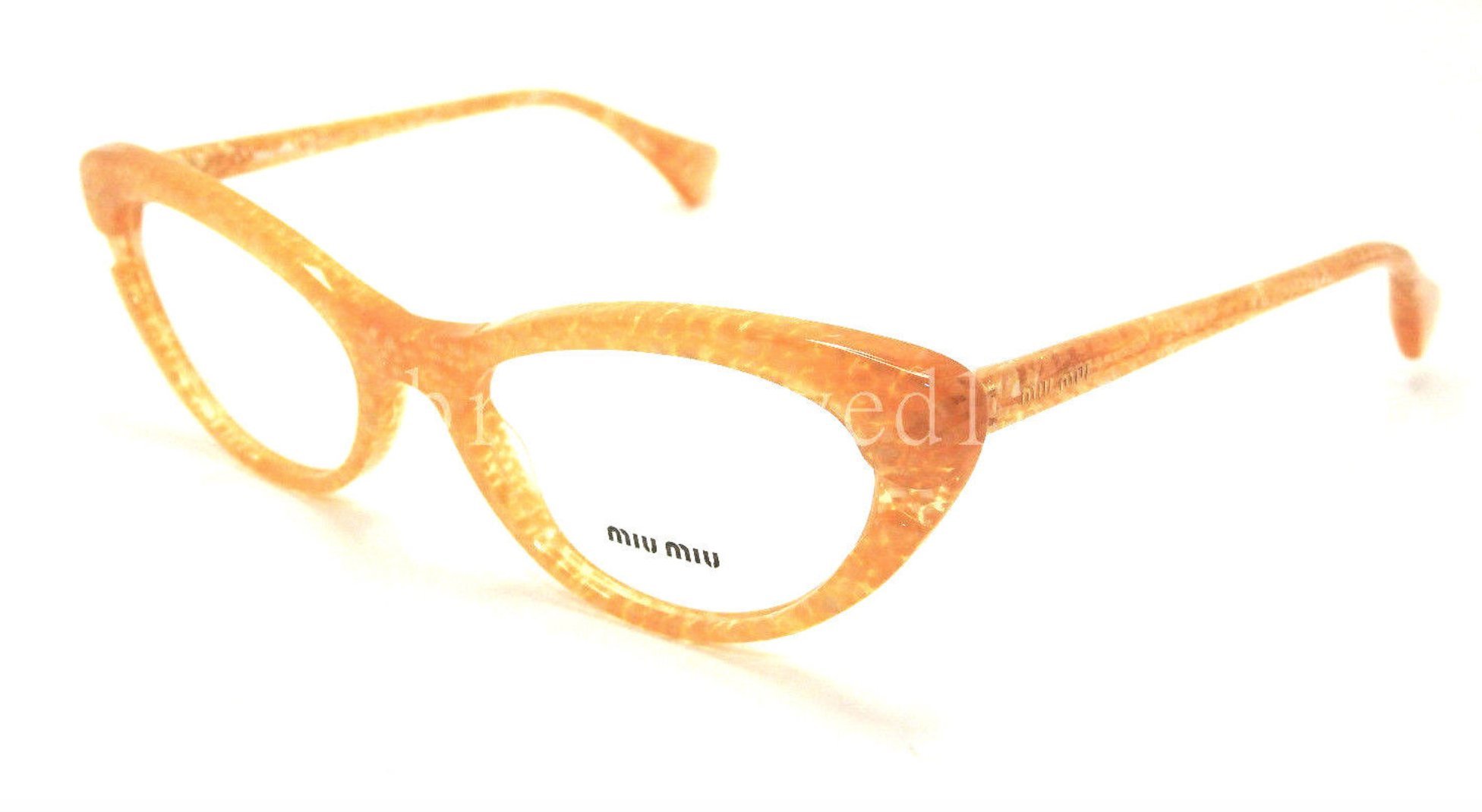 Miu Miu MU03LV - KAS1O1 Eyeglasses Orange Glitter Silver 50mm