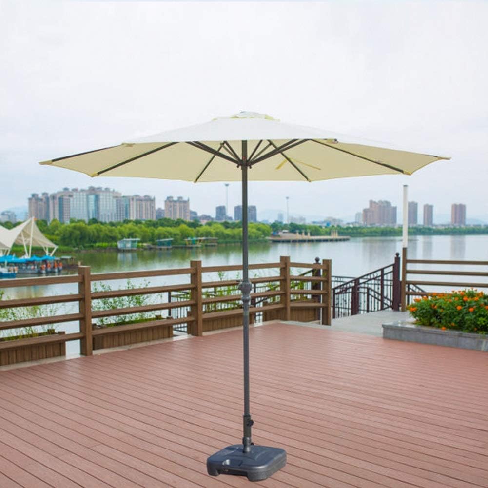 Parasol Garden Umbrella Parasol 9' Patio/Garden Umbrella With Crank Perfect For Outdoor Yard Beach Commercial Event Market Camping Swimming Pool Side