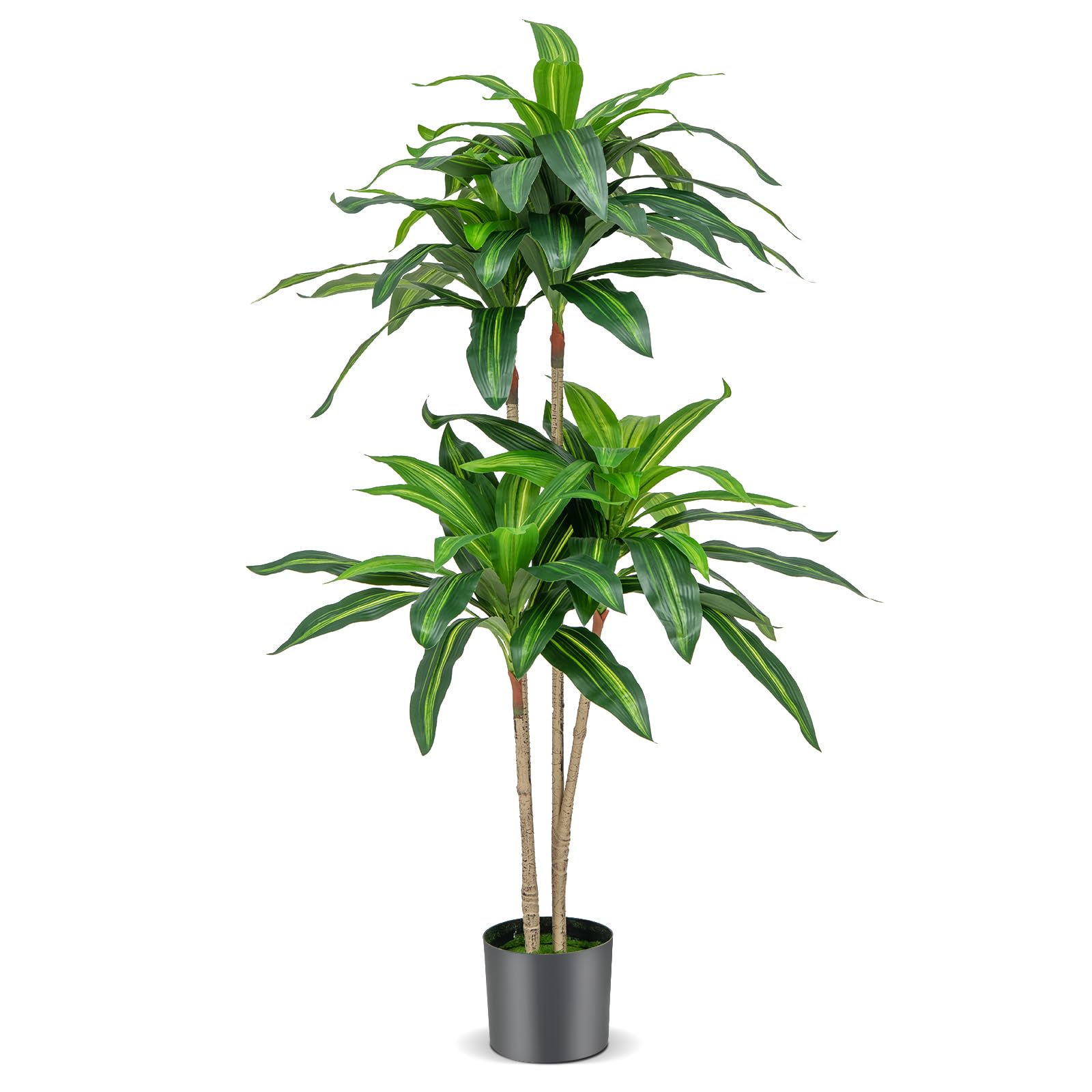 COSTWAY Pianta Finta Dracaena da Interno ed Esterno 140 cm