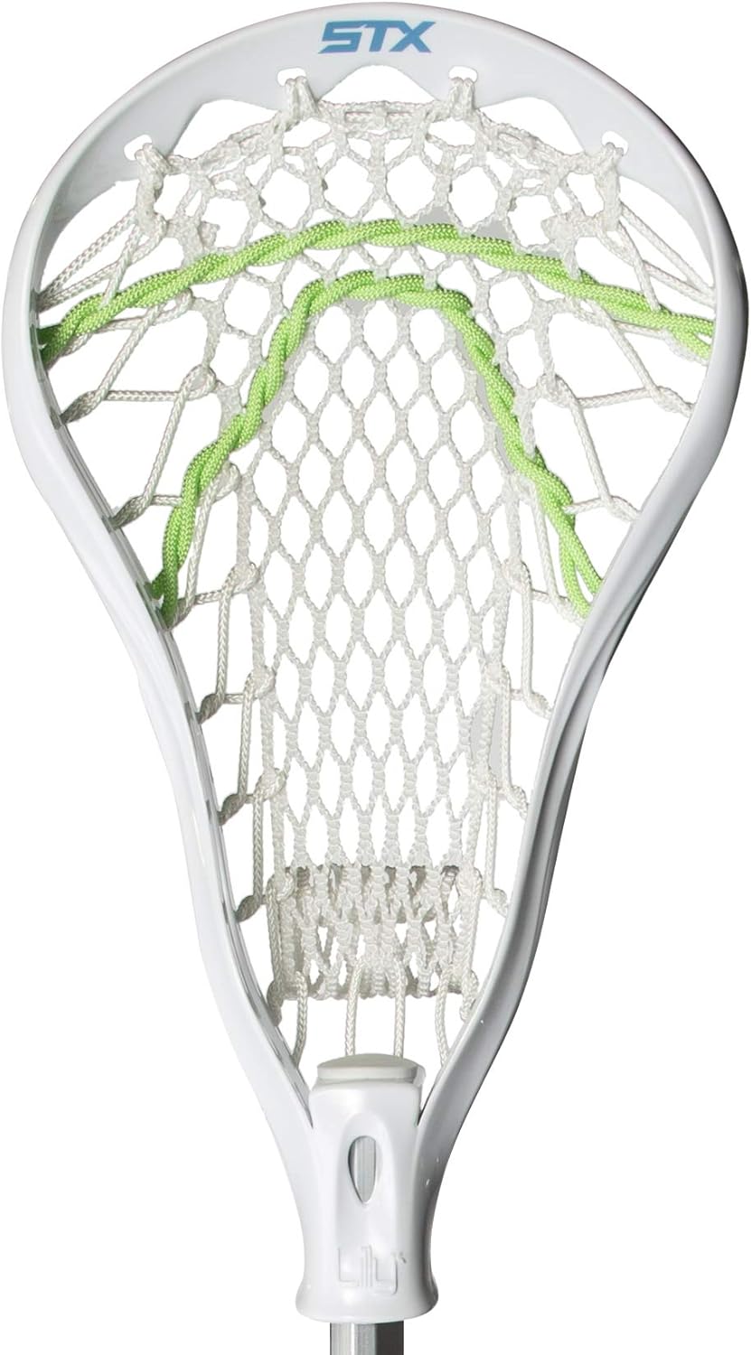 STX Lacrosse Youth Girls Lilly Complete Stick with Crux Mesh Pocket, White : Sports & Outdoors