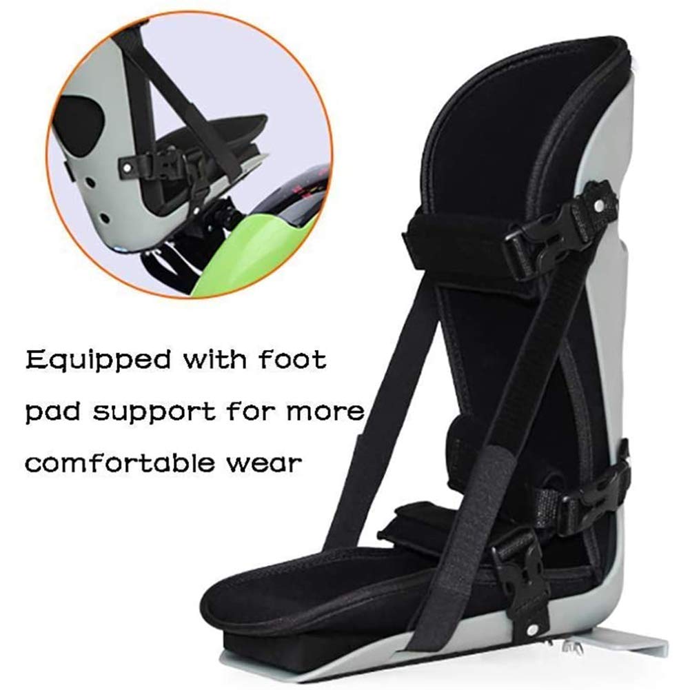 Pedale per Esercizi, Bici da Corsa, Allenamento Cardio per Gambe e Braccia, Resistenza Regolabile, Riabilitazione, Mini Cyclette stazionaria, pedaliera (Staffa Sinistra)