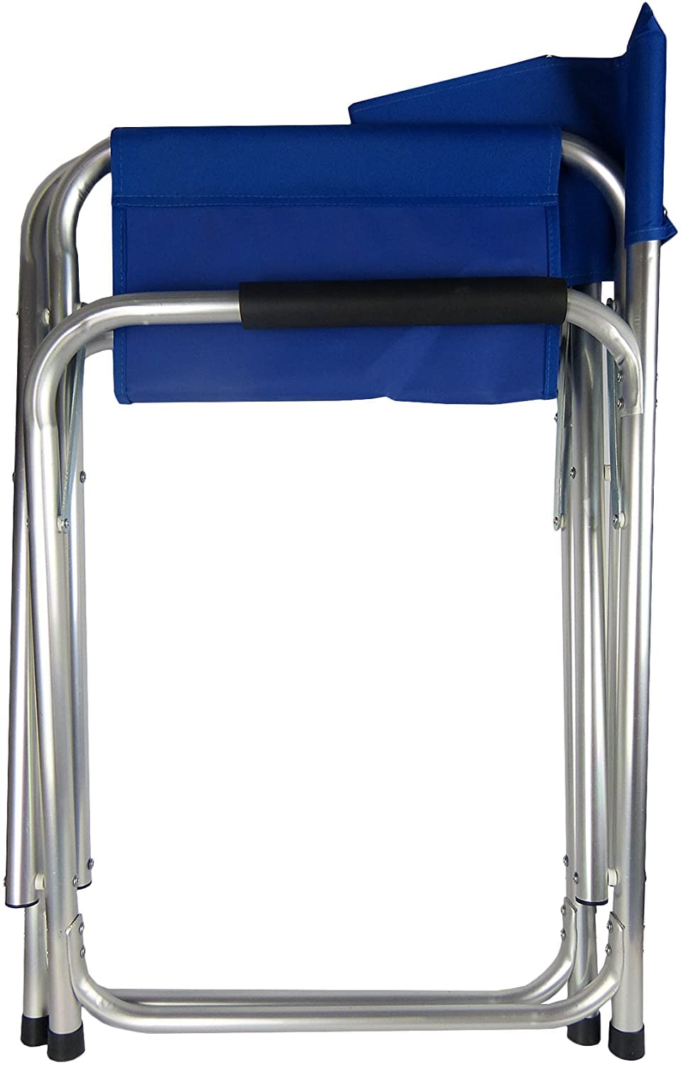 Hyfive Pack de 2 Directeurs d'aluminium Bleu Chaise Pliante avec Jardin Pêche Camping d'armes