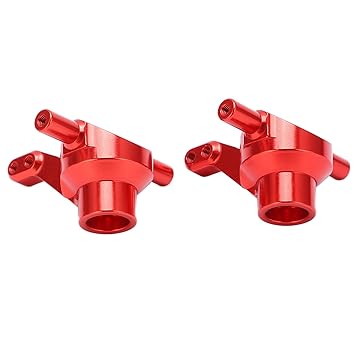 Upgrade Knuckle Arms Parts, Front Knuckle Arms Set Durable Portable for TT02(red)