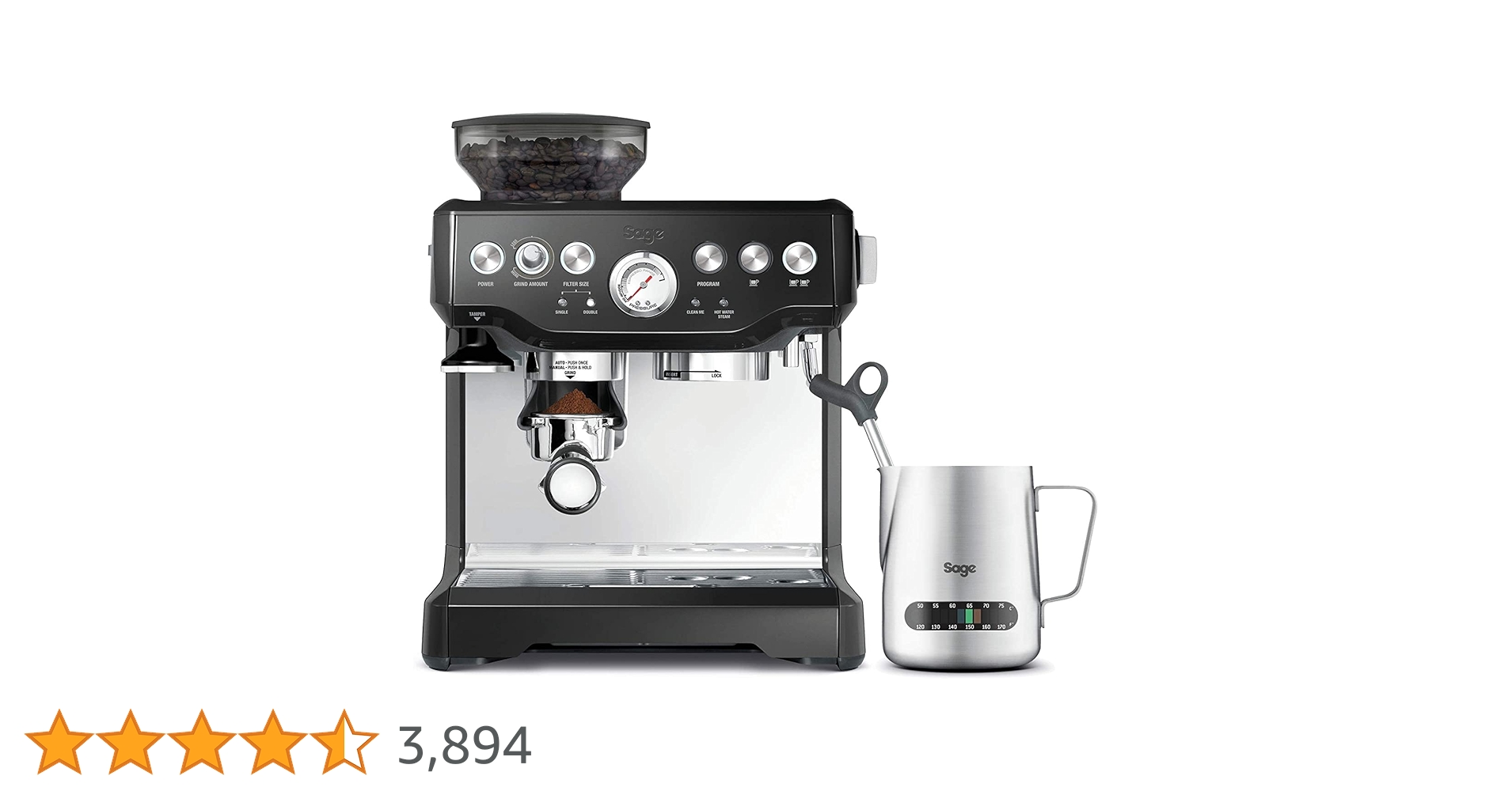 Saeco Barista Express シルバー コーヒーメーカー Amazon | Sage the Barista Express エスプレッソマシン 豆から