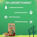 Sweetch Natural Cane Jaggery Powder 1kg | Natural Sweetener | Refined Sugar Alternative contain Minerals, No Chemical, Sulphur & Bleach Free | Gur, Gud Powder for Baking & Cooking (Pack of 1) gallery image