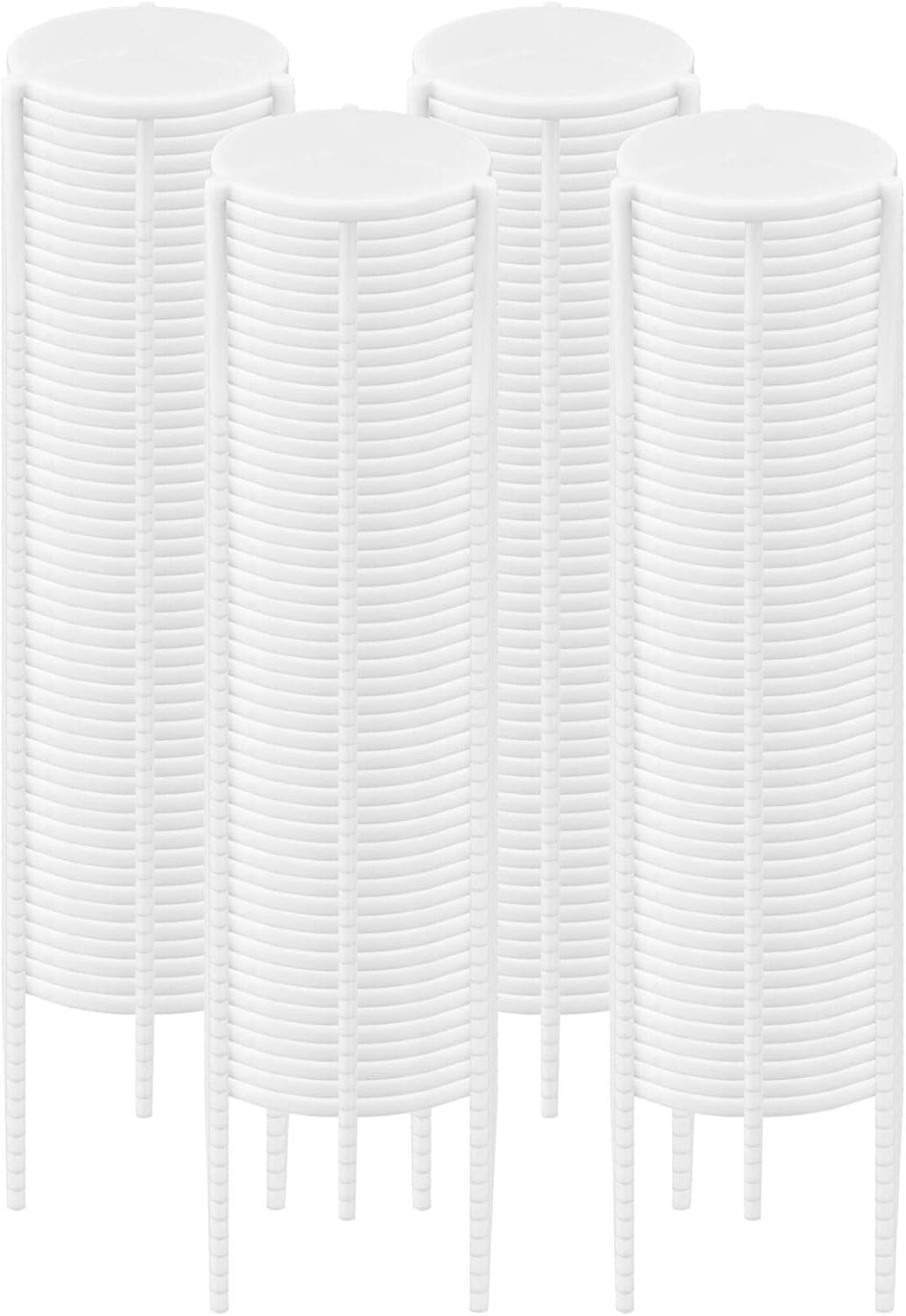 Support pour pizza plastique blanc anti-écrasement carton pour préserver vos livraisons