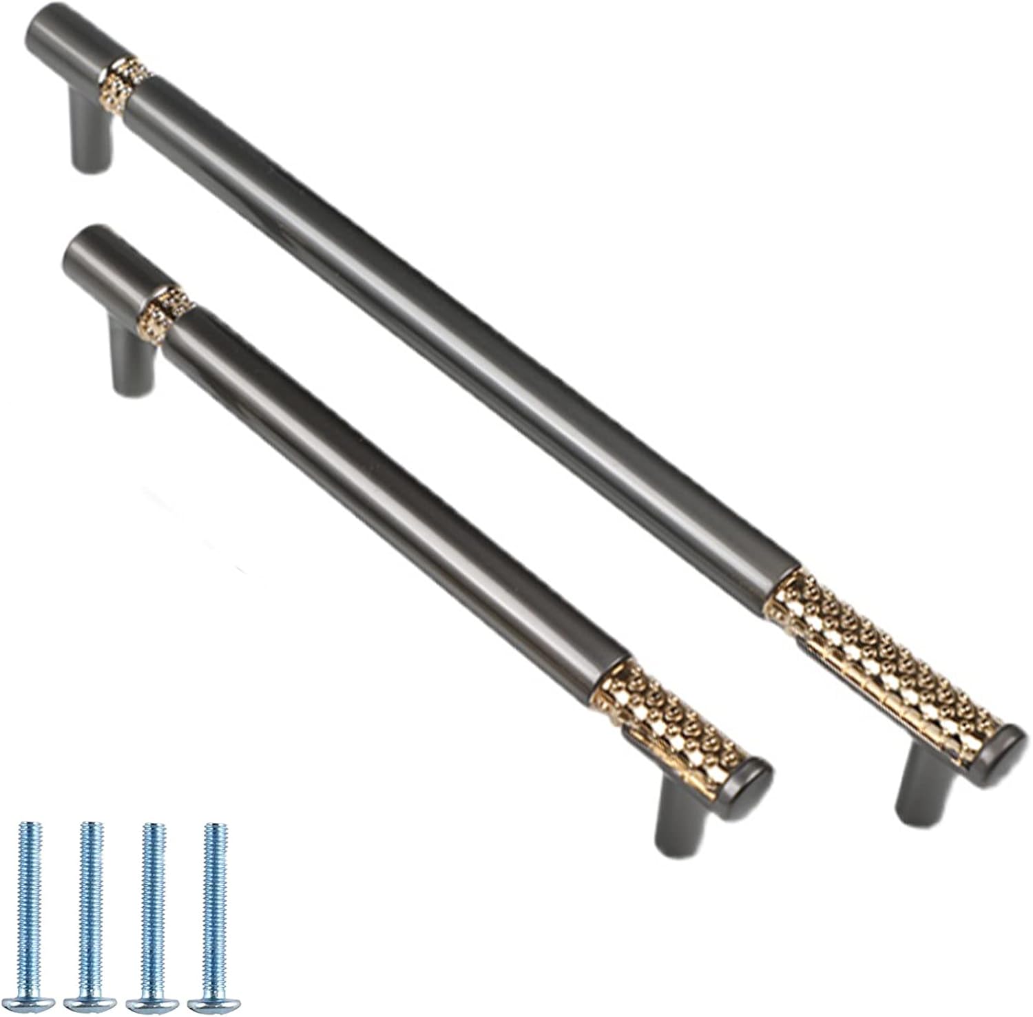 YNDD Pack of 2 Handles, Kitchen Handles with Screw, Drawer