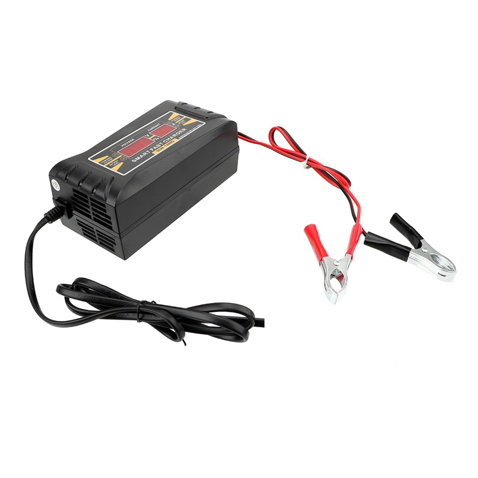 Cargador De Batería De Plomo Y Ácido De Carga Rápida Inteligente De 12V 6A Cargador De Batería De Coche Completamente Automático Pantalla LCD
