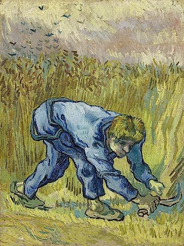 Toile Van Gogh The Reaper grand format pour habiller le mur de votre salon contemporain
