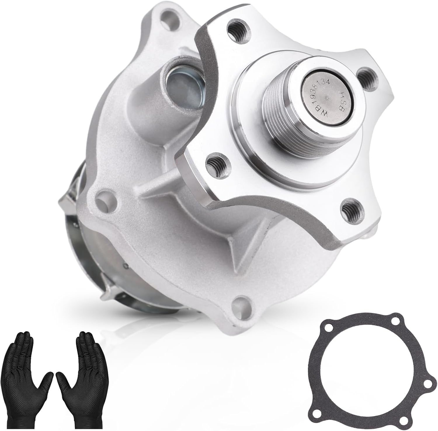 Professional AW5097 Water Pump Kit with Gasket Fits For Chevy GMC Buick Hummer Isuzu Oldsmobile Saab 02-12, 2.8L 2.9L 3.5L 3.7L 4.2L 5.3L, L4 L5 L6 V8 Engine, OE Parts For Colorado Trailblazer Envoy..