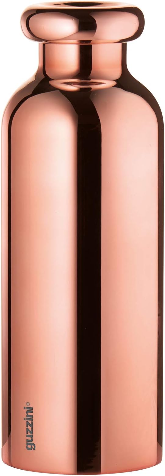 Guzzini On The Go Thermal Travel Bottle, Spalvieri & Del Ciotto, Ø 7.3 x h21.2 cm, 500cc, Gold