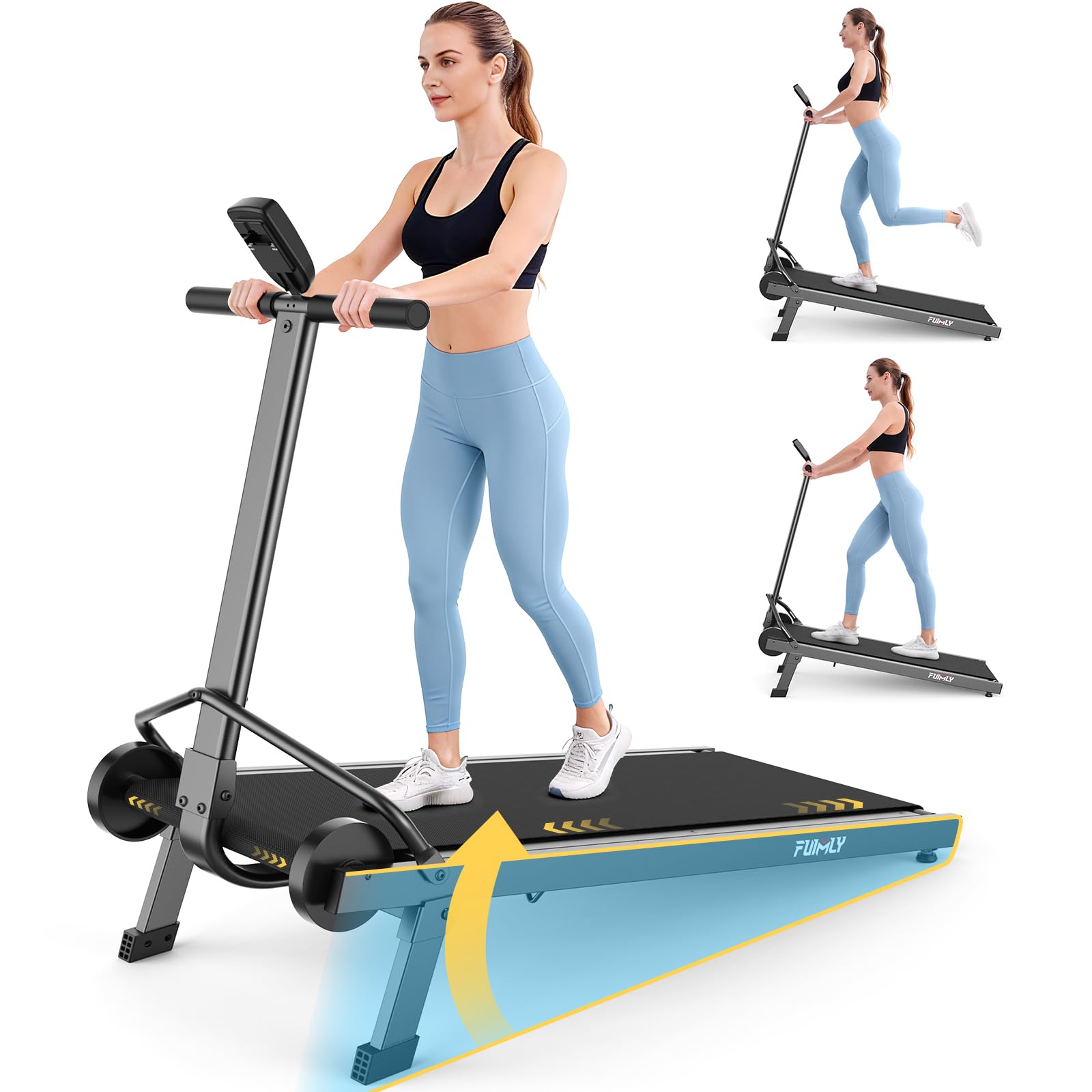 Manual Walking Pad with Incline 20%