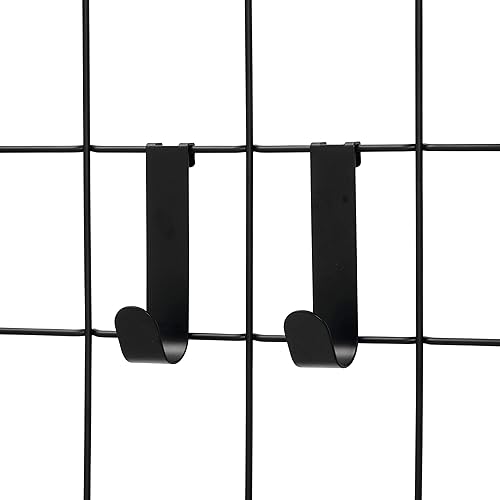 Miniatura 18 de InterDesign Jayce Sistema de pared metálica, panel de organización modular de rejilla para el almacenamiento adicional en la cocina Negro