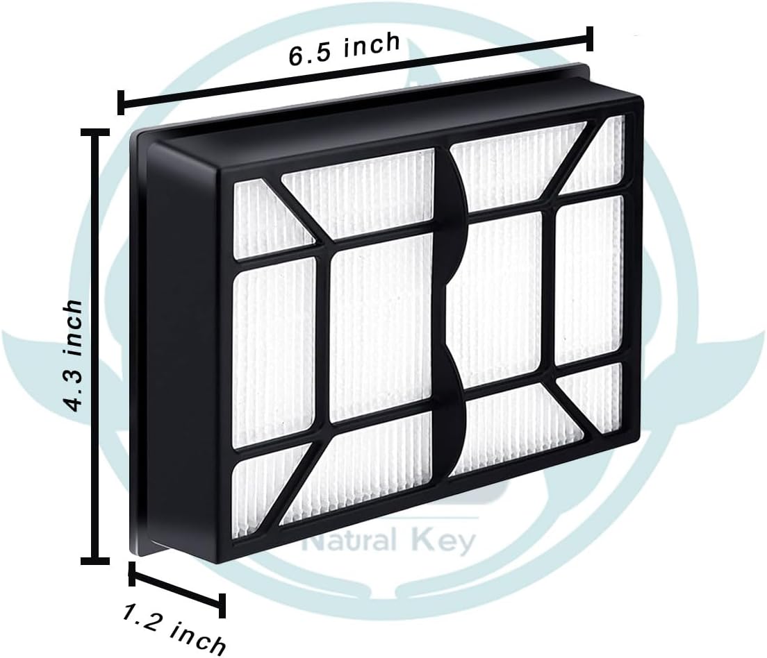 4 Pack EF-9 53296 HEPA Filter for 2214, 31140, BU1005, BU1017 and Elite 21814, 31150, 81714, BU1018 Upright and Vacuum Cleaner, EF9 HEPA Vaccum Filter + 1 Clean Brush