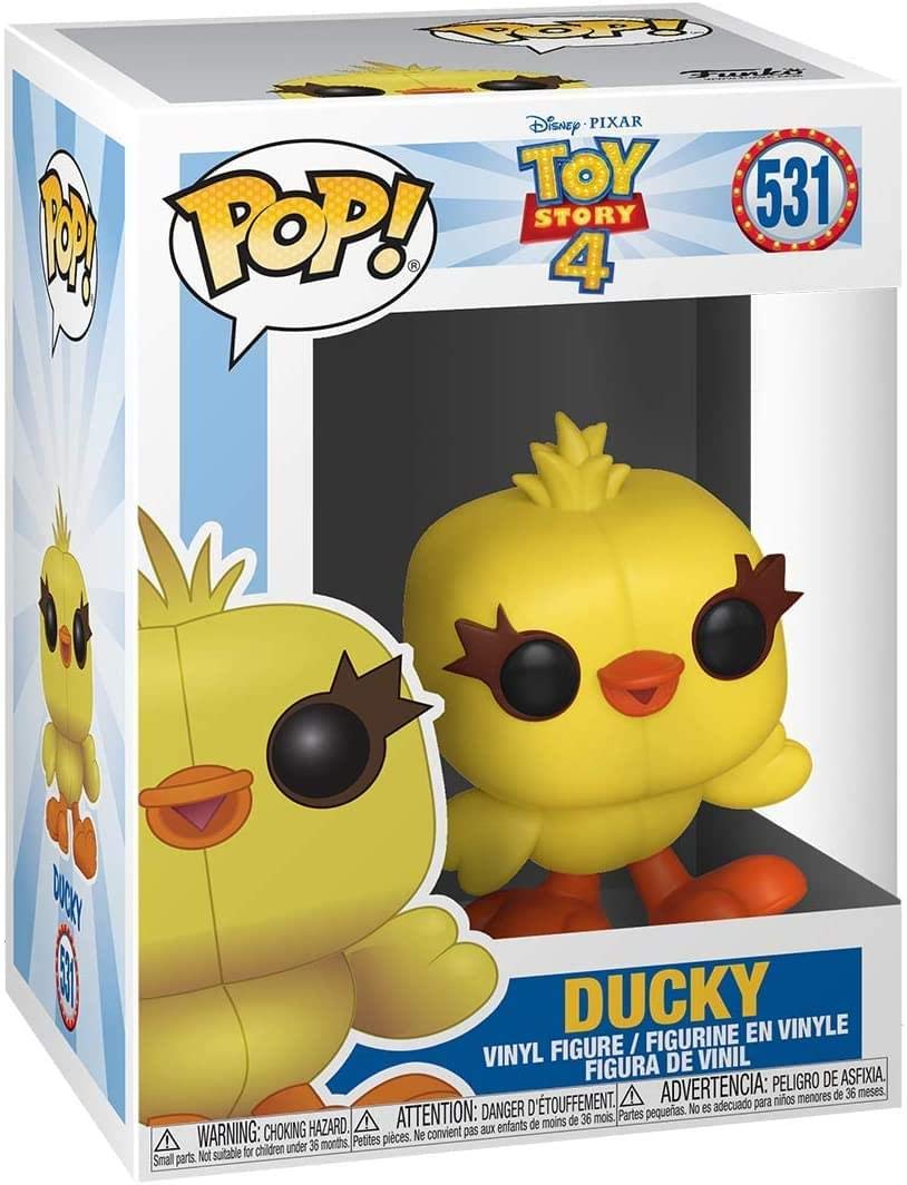 funko POP トイストーリー4 フォーキー　ダッキー　デュークカブーン Amazon.com: Funko Pop! Disney: Toy Story 4 - Ducky