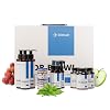 Dr. Balwi Hair Boost Set - 3 Month Complete Treatment for Hair Growth with Procapil AnaGain & Stem Cells - Against Hair Loss - Shampoo Serum Tablets & Needling Roller