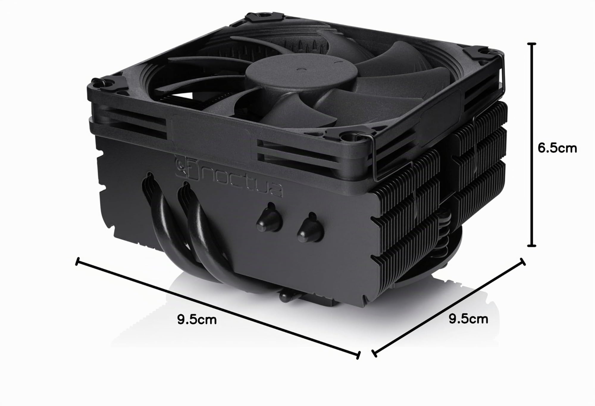Noctua NH-L9x65 chromax.black, Dissipatore a Basso Profilo per CPU (65 mm, Nero)