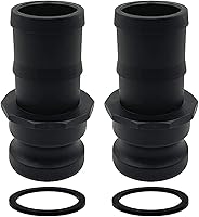 Vista 14 de BITOBITOTU - 2 accesorios Camlock Poly NPT A-50 1/2 pulgadas, tipo A, acoplamientos estándar de leva, accesorios de bloqueo de leva, ajuste