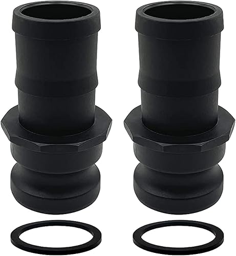 Miniatura 14 de BITOBITOTU - 2 accesorios Camlock Poly NPT A-50 1/2 pulgadas, tipo A, acoplamientos estándar de leva, accesorios de bloqueo de leva, ajuste