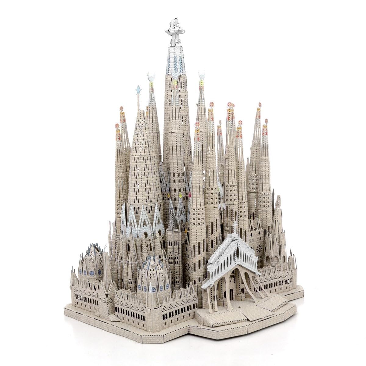 Metal Earth 3D Metallbausatz Bauwerk Sagrada Familia ab 14 Jahre | Präzise lasergeschnittene Metallteile zum Zusammenstecken ohne Klebstoff. Detailreiche Modelle mit bebilderter Bauanleitung