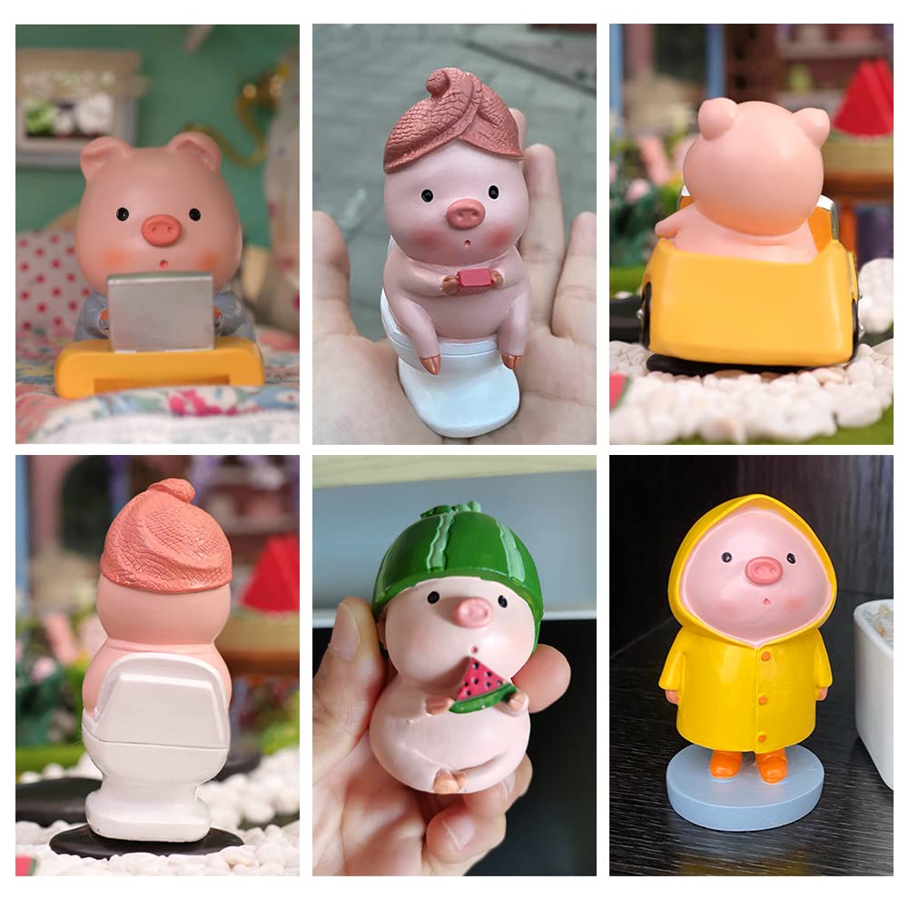 Amazon.co.jp: YUYAKESHI 豚 置物 可愛い おもちゃ プレゼント 癒し系