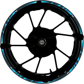 Stripe Tape for K&awasaki for N&INJA for ZX-6R for ZX6R 636 599 Motorcycle 17 Inch Front Rear Decal Wheel Hub Waterproof Reflective Rim Stickers Hub Decal