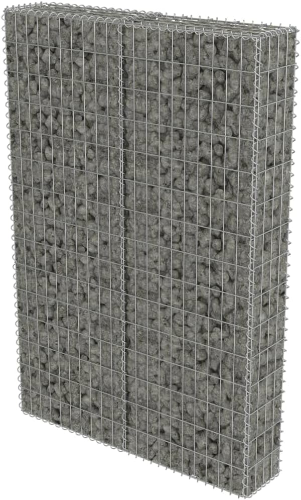 Gitterkorb Stapelbar Gabionen Mauer Steinkorb Sichtschutz Gabione Schüttkorb 120x50x25 In 180 X 200