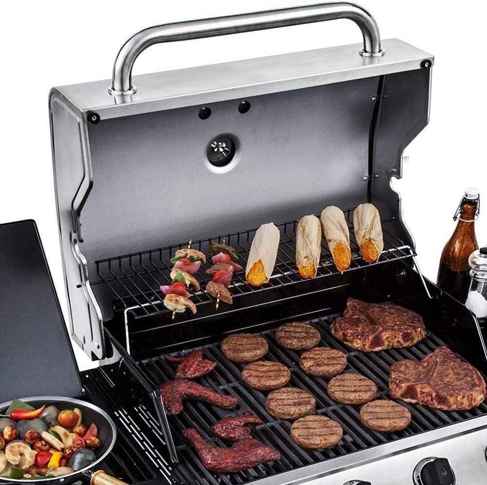 Griglia in ghisa per Enders Boston 3, Enders Monroe Pro 3, Charbroil, Barbecook Siesta 310, Landmann Triton 3 e 4, Profi Cook PC-GG 1058/1059, 43 x 63 cm, ricambio per griglia