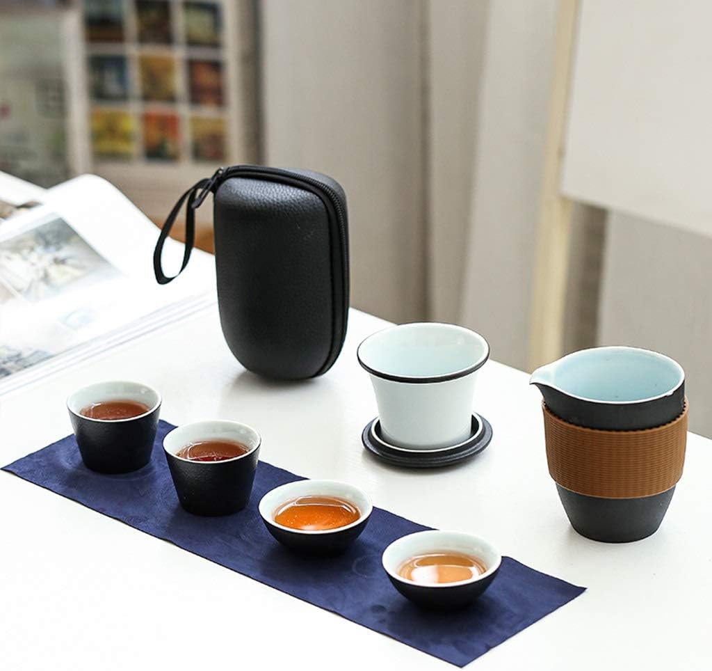 Ceramic Teapot Kettle Gaiwan Chinese Tea Cup for Pot Portable Set Drinkware
