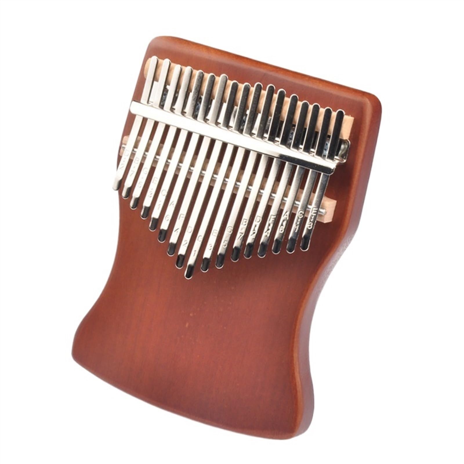 17-Ton-Daumenkalimba Aus Massivholz Tragbares Fingerpiano-Instrument Für Anfänger(Luxury accessories)