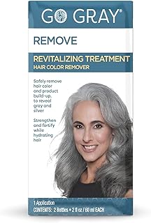 Go Gray Treatment System (Remove), 1 Application, Revitalizing Treatment Hair Color Remover Safely Removes