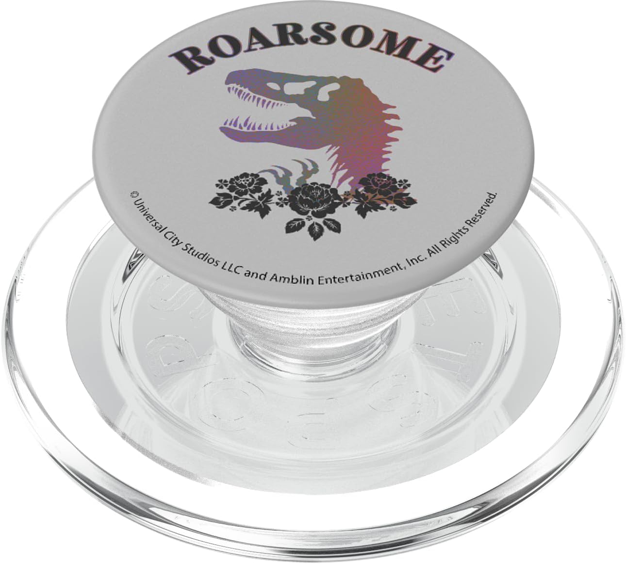Jurassic World Roarsome Floral T-Rex PopSockets MagSafe PopGrip for iPhone
