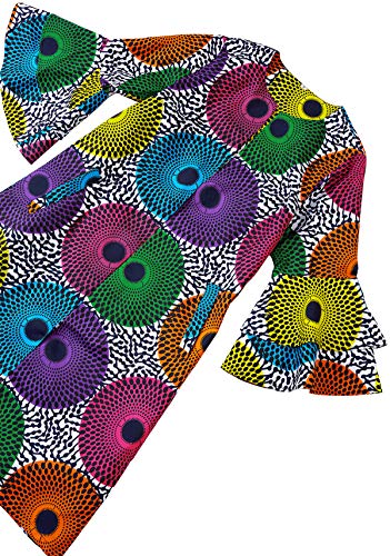 Image of SHENBOLEN Women African Print Jacket Dashiki Traditional Top Dress