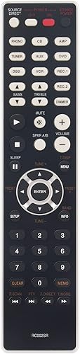 Allimity RC002SR 7010031009M RT307010031009M23 Control remoto de repuesto compatible con componentes de alta fidelidad Marantz receptor estéreo