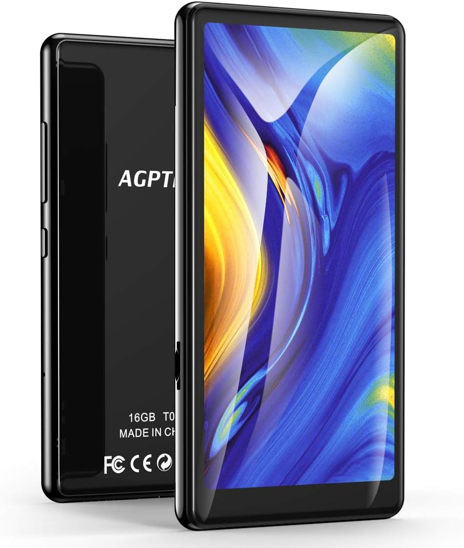 AGPTEK WiFi MP4 Player with Bluetooth 5 Inches Touch Screen 16GB Lossless MP3 Player, Support APPs, Video, FM Radio, Voice Recorder, up to 128GB