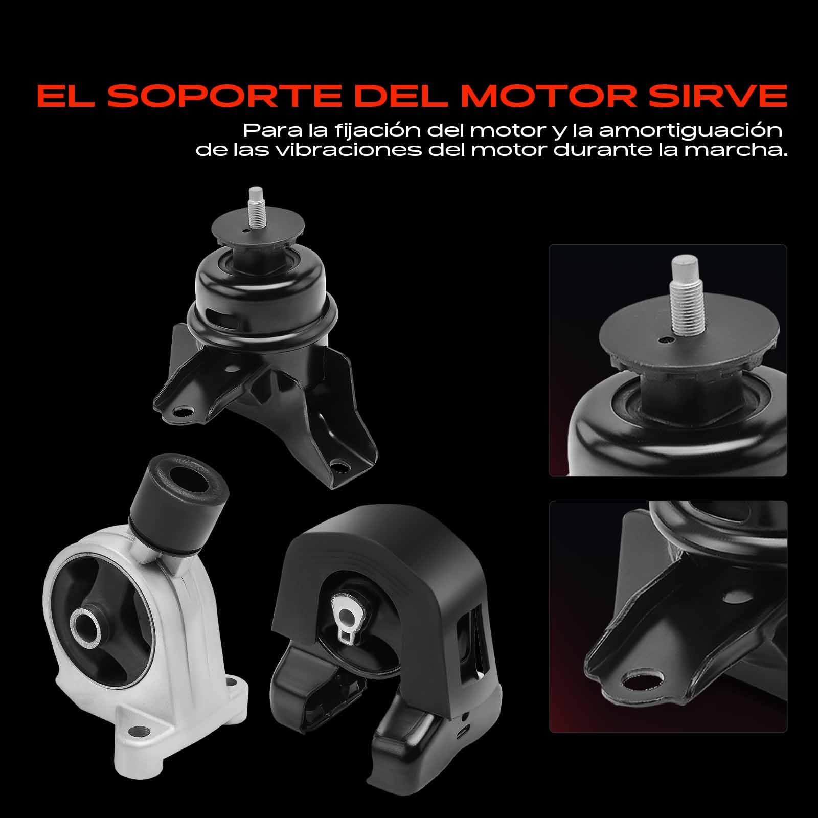 Frankberg 3 soportes de motor 219104D500 | Compatible con: Carnaval/Gran Carnaval III VQ