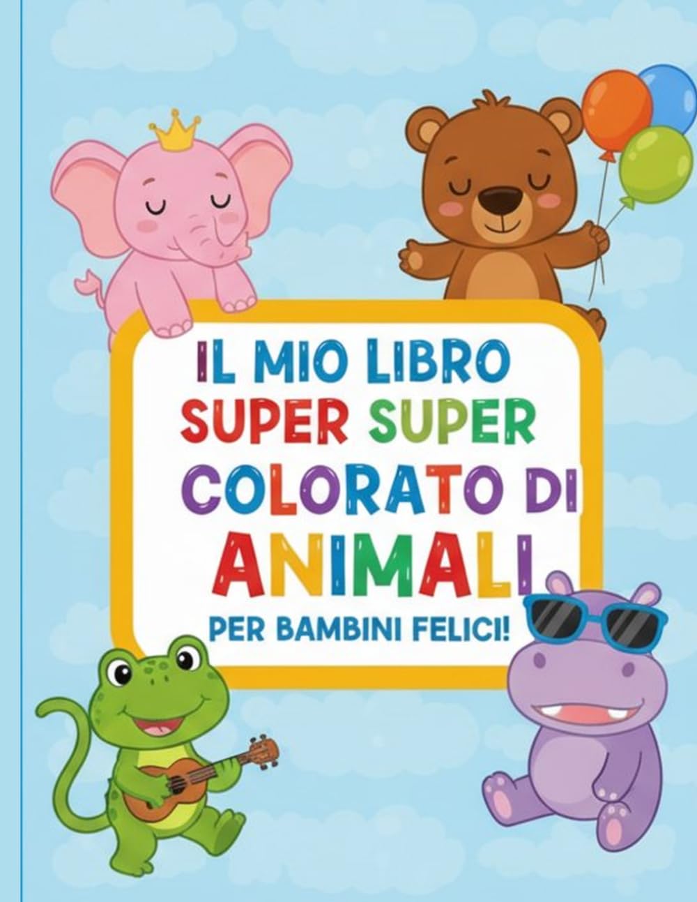 Libro da colorare e disegnare per bambini: ante ore di divertimento creativo lontano dagli schermi per bambini e bambine.