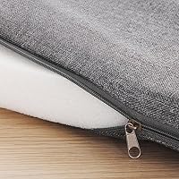 VASAGLE Schuhbank, 10 Fächer, mit Polsterung, 30 x 104 x 48 cm | Schuhregal, Schuhaufbewahrung, Sitzbank, Naturbeige und Cappuccinobeige, CUSTOS Kollektion LHS10NL – Ansicht 8