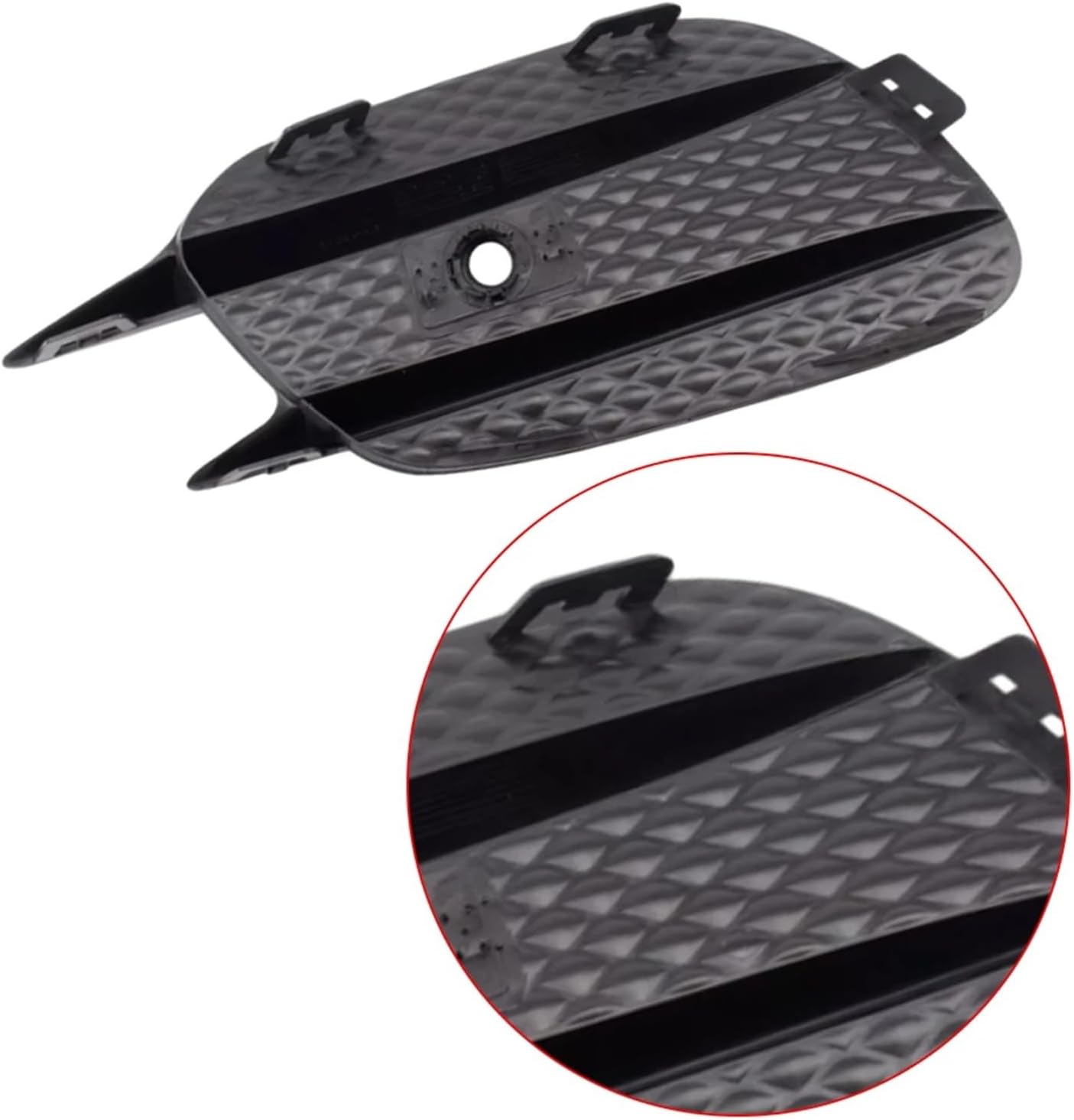 2Pcs Front Bumper Fog Light Cover Grille Compatible With MERCEDES-BENZ E-CLASS W213 E200 E260 E300 E350 E400 2016-2020 2138856700 2138856800