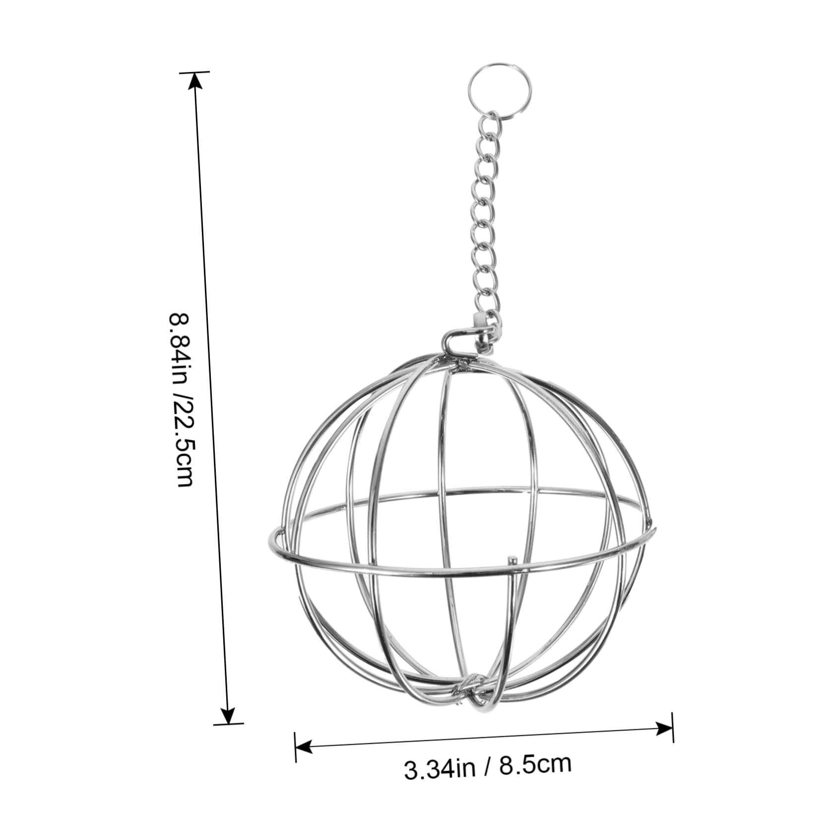GALPADA 1set Feeding Rack Chicken Feeder Holder Chicken Treat Feeder Hanging Bird Food Poultry Feeding Holder Stainless Steel 2pcs