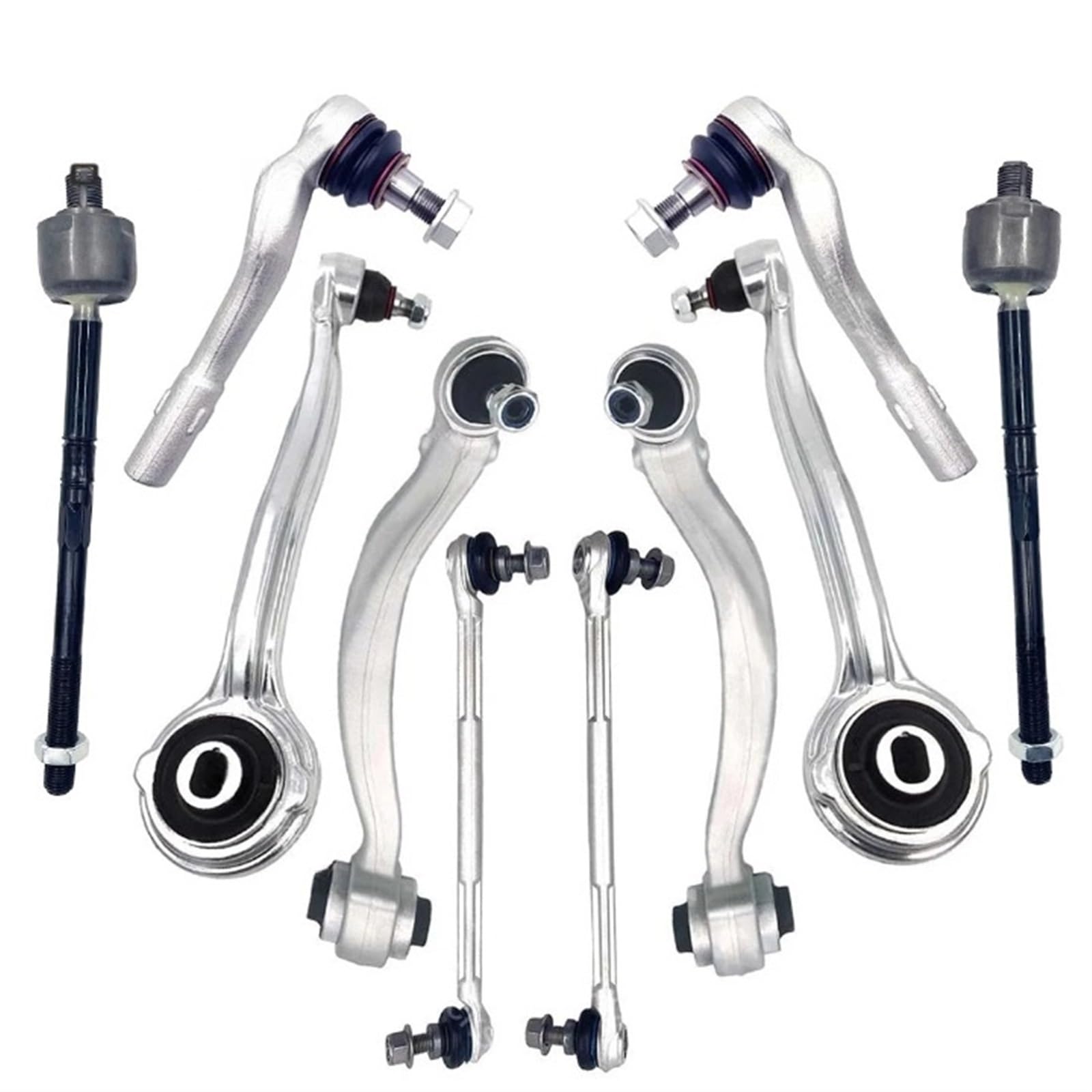 Bracci di controllo Tiranti barra stabilizzatrice Collegamenti terminali 10 pezzi compatibili con Mercedes Benz W204 C204 S204 C250 C350 E350 2012 2013 2014 2015