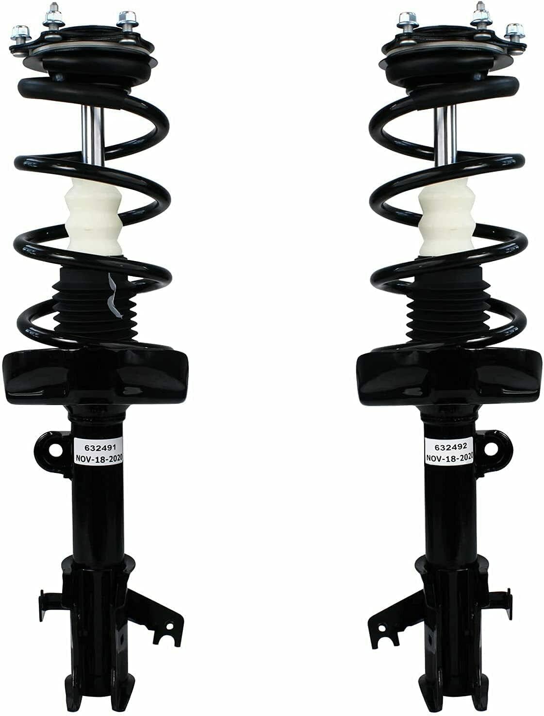 Detroit Axle - Front Struts Sway Bars for 2007-2014 Honda CR-V Complete 2 Ready Struts w/Coil Springs Assembly 2 Sway Bar Links 2008 2009 2010 2011 2012 2013 Replacement Suspension