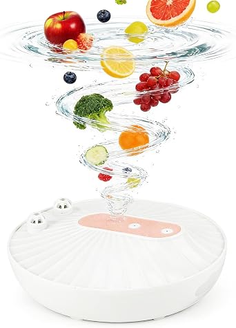Mini Dishwasher Portable Ultrasonic Dishwasher USB Powered Vegetable Fruit Wave Washing Machine for Kitchen SinkPink