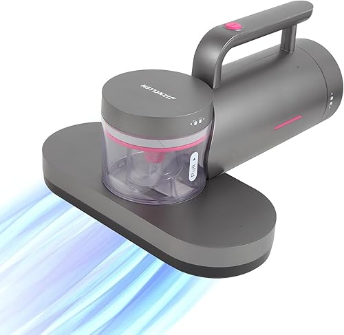 Aspirador de colchón, aspiradora de cama, succión fuerte de 15 KPa, bajo ruido, aspiradora de mano de 350 W, almohadas, sofás de tela, alfombras y