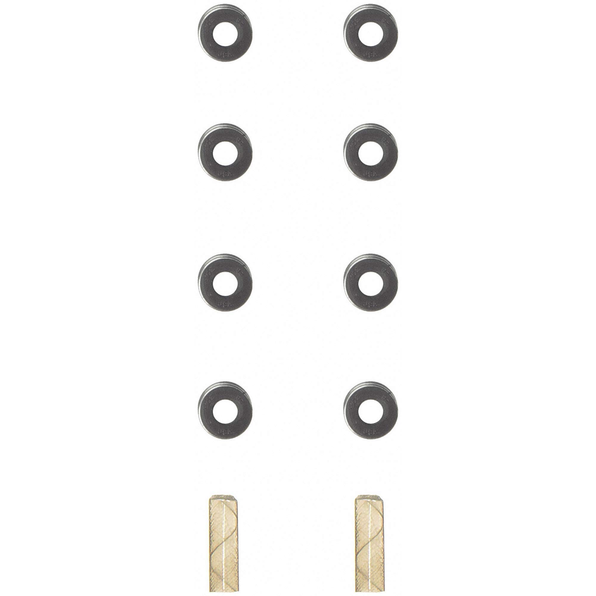 Fel-Pro SS70393 Valve Stem Seal Set - Complete Engine Valve Seal Kit With Installation Tool