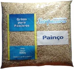 Grãos Nutripássaros Painço para Pássaros 500g