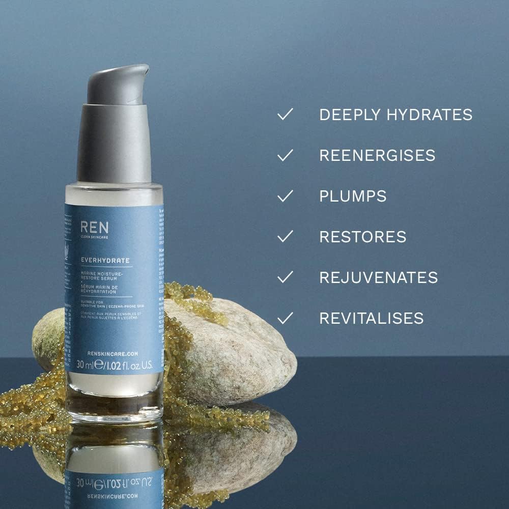 Unlock Hydration: REN Clean Skincare Marine Moisture-Restore Serum Review