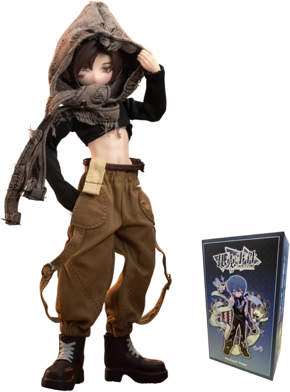 CALEMBOU BJD Blind Box, 1/8 Zack Event Series 16cm Ball Jointed Doll, Cute Dress Up Doll with Joints, Collection Action Figure for Birthday Christmas